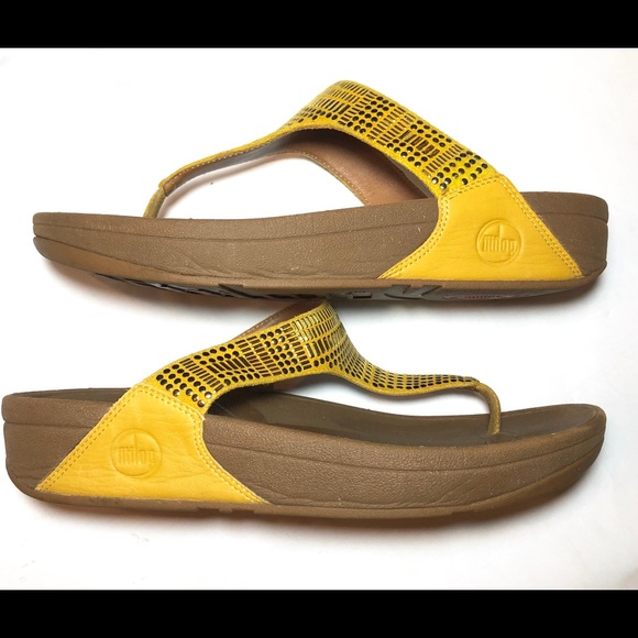 yellow fitflops